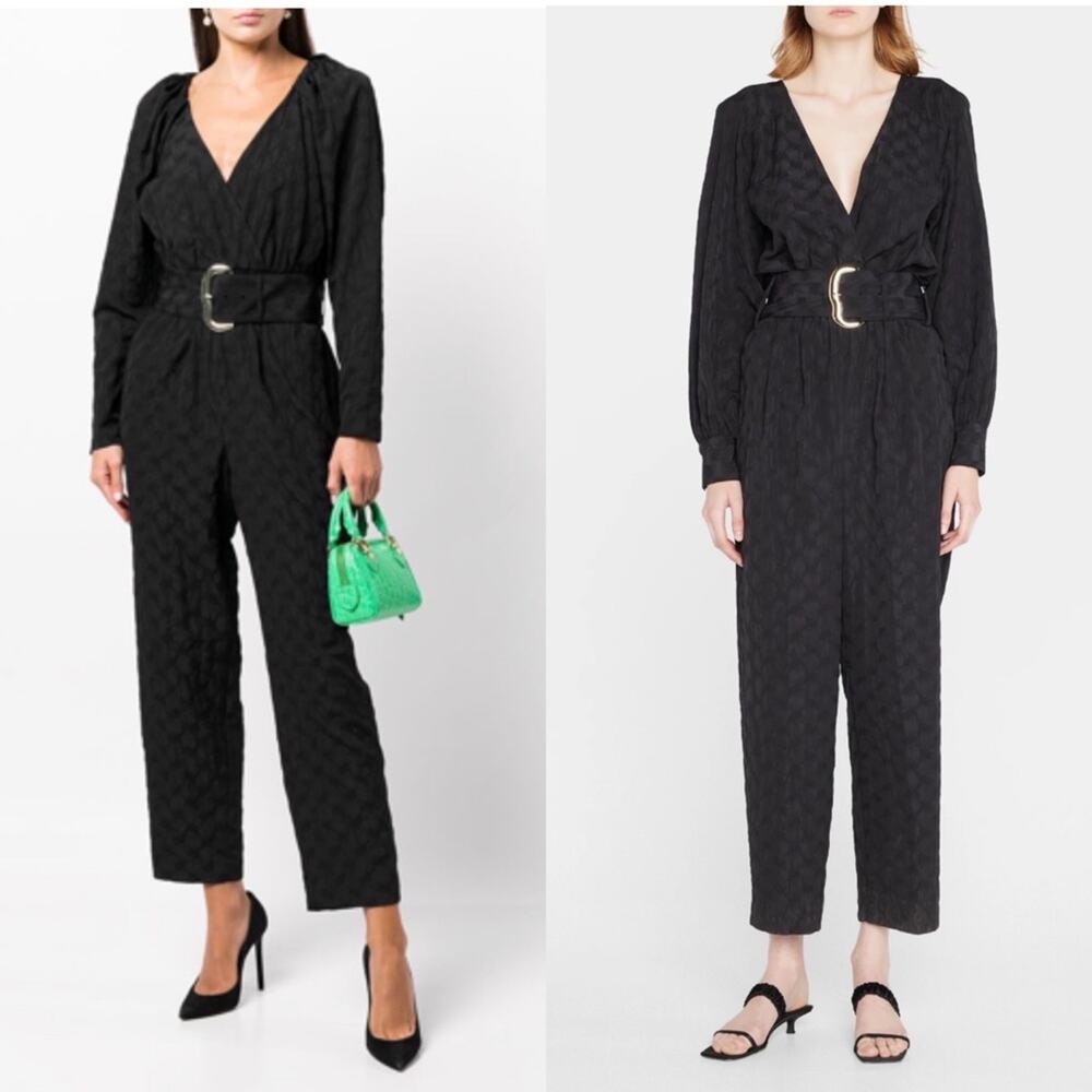 NWT Tanya Taylor Talisia Black Jumpsuit